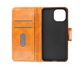 Zakelijke Book Case Telefoonhoesje - Portemonnee Hoesje - Pasjeshouder Wallet Case - Geschikt voor XiaoMi Mi 11 Lite 5G - Bruin