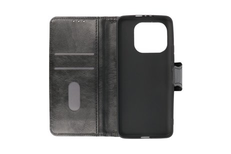 BAOHU Zakelijke Book Case Telefoonhoesje - Portemonnee Hoesje - Pasjeshouder Wallet Case - Geschikt voor XiaoMi Mi 11 Pro - Zwart