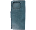 BAOHU Zakelijke Book Case Telefoonhoesje - Portemonnee Hoesje - Pasjeshouder Wallet Case - Geschikt voor XiaoMi Mi 11 Pro - Blauw