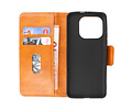 Zakelijke Book Case Telefoonhoesje - Portemonnee Hoesje - Pasjeshouder Wallet Case - Geschikt voor XiaoMi Mi 11 Pro - Bruin