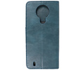 BAOHU Zakelijke Book Case Telefoonhoesje - Portemonnee Hoesje - Pasjeshouder Wallet Case - Geschikt voor Nokia 1.4 - Blauw