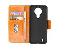 BAOHU Zakelijke Book Case Telefoonhoesje - Portemonnee Hoesje - Pasjeshouder Wallet Case - Geschikt voor Nokia 1.4 - Bruin