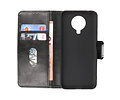 BAOHU Zakelijke Book Case Telefoonhoesje - Portemonnee Hoesje - Pasjeshouder Wallet Case - Geschikt voor Nokia G10 - Nokia G20 - Zwart