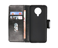 Zakelijke Book Case Telefoonhoesje - Portemonnee Hoesje - Pasjeshouder Wallet Case - Geschikt voor Nokia G10 - Nokia G20 - Zwart