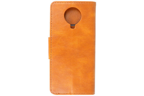 BAOHU Zakelijke Book Case Telefoonhoesje - Portemonnee Hoesje - Pasjeshouder Wallet Case - Geschikt voor Nokia G10 - Nokia G20 - Bruin