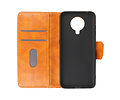 BAOHU Zakelijke Book Case Telefoonhoesje - Portemonnee Hoesje - Pasjeshouder Wallet Case - Geschikt voor Nokia G10 - Nokia G20 - Bruin