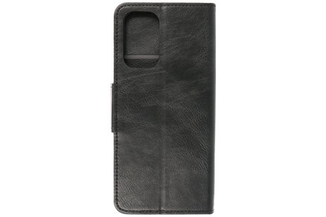 Zakelijke Book Case Telefoonhoesje - Portemonnee Hoesje - Pasjeshouder Wallet Case - Geschikt voor Oppo Reno 5 5G - Oppo Find X3 Lite - Zwart