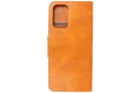 BAOHU Zakelijke Book Case Telefoonhoesje - Portemonnee Hoesje - Pasjeshouder Wallet Case - Geschikt voor Oppo Reno 5 5G - Oppo Find X3 Lite - Bruin