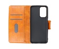 BAOHU Zakelijke Book Case Telefoonhoesje - Portemonnee Hoesje - Pasjeshouder Wallet Case - Geschikt voor Oppo Reno 5 Pro - Bruin