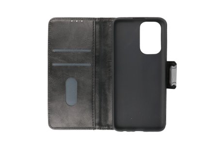 Zakelijke Book Case Telefoonhoesje - Portemonnee Hoesje - Pasjeshouder Wallet Case - Geschikt voor Oppo Reno 5 Z - Oppo A94 5G - F19 Pro Plus 5G - Zwart