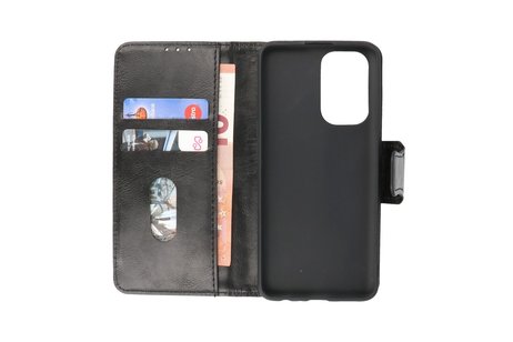 BAOHU Zakelijke Book Case Telefoonhoesje - Portemonnee Hoesje - Pasjeshouder Wallet Case - Geschikt voor Oppo Reno 5 Z - Oppo A94 5G - F19 Pro Plus 5G - Zwart