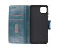 Zakelijke Book Case Telefoonhoesje - Portemonnee Hoesje - Pasjeshouder Wallet Case - Geschikt voor Samsung Galaxy A22 5G - Blauw