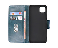 Zakelijke Book Case Telefoonhoesje - Portemonnee Hoesje - Pasjeshouder Wallet Case - Geschikt voor Samsung Galaxy A22 5G - Blauw