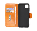 Zakelijke Book Case Telefoonhoesje - Portemonnee Hoesje - Pasjeshouder Wallet Case - Geschikt voor Samsung Galaxy A22 5G - Bruin