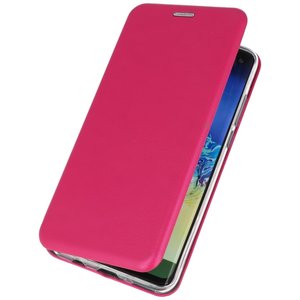 Slim Folio Case - Book Case Telefoonhoesje - Folio Flip Hoesje - Geschikt voor Samsung Galaxy A50 - Roze