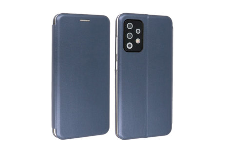 Slim Folio Case - Book Case Telefoonhoesje - Folio Flip Hoesje - Geschikt voor Samsung Galaxy A72 / 5G - Navy