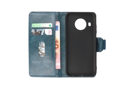 BAOHU Zakelijke Book Case Telefoonhoesje - Portemonnee Hoesje - Pasjeshouder Wallet Case - Geschikt voor Nokia X10 - Nokia X20 - -Blauw
