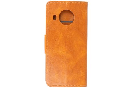 BAOHU Zakelijke Book Case Telefoonhoesje - Portemonnee Hoesje - Pasjeshouder Wallet Case - Geschikt voor Nokia X10 - Nokia X20 - Bruin