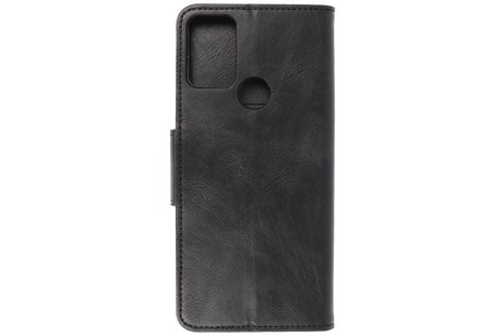 Zakelijke Book Case Telefoonhoesje - Portemonnee Hoesje - Pasjeshouder Wallet Case - Geschikt voor Motorola Moto G50 - Zwart