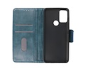BAOHU Zakelijke Book Case Telefoonhoesje - Portemonnee Hoesje - Pasjeshouder Wallet Case - Geschikt voor Motorola Moto G50 - Blauw