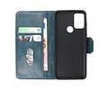 BAOHU Zakelijke Book Case Telefoonhoesje - Portemonnee Hoesje - Pasjeshouder Wallet Case - Geschikt voor Motorola Moto G50 - Blauw