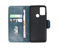 Zakelijke Book Case Telefoonhoesje - Portemonnee Hoesje - Pasjeshouder Wallet Case - Geschikt voor Motorola Moto G50 - Blauw