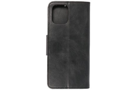 Zakelijke Book Case Telefoonhoesje - Portemonnee Hoesje - Pasjeshouder Wallet Case - Geschikt voor Motorola Moto G100 - Zwart