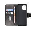 BAOHU Zakelijke Book Case Telefoonhoesje - Portemonnee Hoesje - Pasjeshouder Wallet Case - Geschikt voor Motorola Moto G100 - Zwart