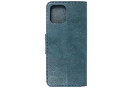 BAOHU Zakelijke Book Case Telefoonhoesje - Portemonnee Hoesje - Pasjeshouder Wallet Case - Geschikt voor Motorola Moto G100 - Blauw