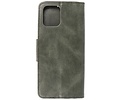 BAOHU Zakelijke Book Case Telefoonhoesje - Portemonnee Hoesje - Pasjeshouder Wallet Case - Geschikt voor Motorola Moto G100 - Donker Groen