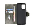 BAOHU Zakelijke Book Case Telefoonhoesje - Portemonnee Hoesje - Pasjeshouder Wallet Case - Geschikt voor Motorola Moto G100 - Donker Groen