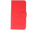 Samsung Galaxy A22 5G Hoesje Kaarthouder Book Case Telefoonhoesje Rood