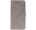 Samsung Galaxy A22 5G Hoesje Kaarthouder Book Case Telefoonhoesje Grijs