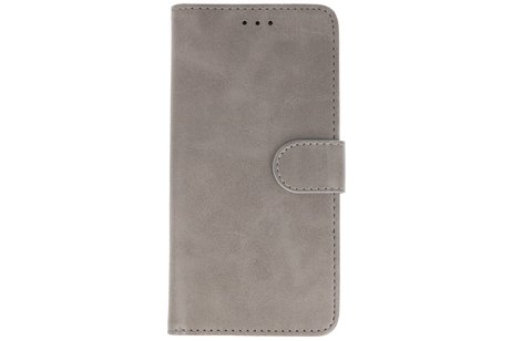 Samsung Galaxy A22 5G Hoesje Kaarthouder Book Case Telefoonhoesje Grijs