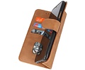 Motorola Moto G30 - Moto G20 - Moto G10 Hoesje Kaarthouder Book Case Telefoonhoesje Bruin