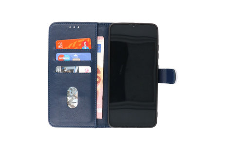 Samsung Galaxy A32 4G Hoesje Kaarthouder Book Case Telefoonhoesje Navy