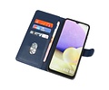 BAOHU Hoesje Geschikt voor Samsung Galaxy A32 5G - Kaarthouder Book Case Telefoonhoesje - Navy