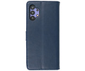 BAOHU Hoesje Geschikt voor Samsung Galaxy A32 5G - Kaarthouder Book Case Telefoonhoesje - Navy