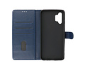 BAOHU Hoesje Geschikt voor Samsung Galaxy A32 5G - Kaarthouder Book Case Telefoonhoesje - Navy