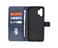BAOHU Hoesje Geschikt voor Samsung Galaxy A32 5G - Kaarthouder Book Case Telefoonhoesje - Navy