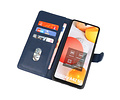 BAOHU Hoesje Geschikt voor Samsung Galaxy A42 5G - Kaarthouder Book Case Telefoonhoesje - Navy