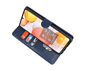 BAOHU Hoesje Geschikt voor Samsung Galaxy A42 5G - Kaarthouder Book Case Telefoonhoesje - Navy