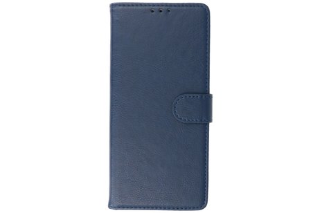 BAOHU Hoesje Geschikt voor Samsung Galaxy A42 5G - Kaarthouder Book Case Telefoonhoesje - Navy