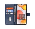 BAOHU Hoesje Geschikt voor Samsung Galaxy A42 5G - Kaarthouder Book Case Telefoonhoesje - Navy