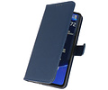 Hoesje Geschikt voor Samsung Galaxy A72 / A72 5G - Kaarthouder Book Case Telefoonhoesje - Navy