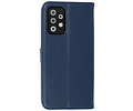 BAOHU Hoesje Geschikt voor Samsung Galaxy A72 / A72 5G - Kaarthouder Book Case Telefoonhoesje - Navy