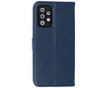 Hoesje Geschikt voor Samsung Galaxy A72 / A72 5G - Kaarthouder Book Case Telefoonhoesje - Navy