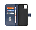 BAOHU Hoesje Geschikt voor Samsung Galaxy A22 5G - Kaarthouder Book Case Telefoonhoesje - Navy