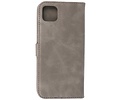 BAOHU Hoesje Geschikt voor Samsung Galaxy A22 5G - Kaarthouder Book Case Telefoonhoesje - Grijs