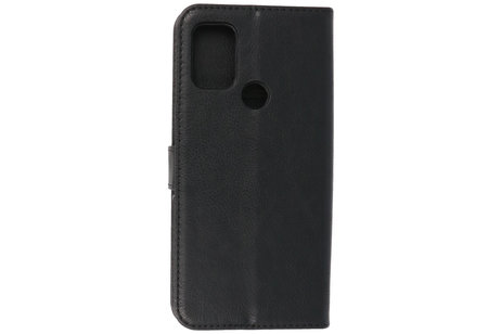 Hoesje Geschikt voor Motorola Moto G30 - Moto G20 - Moto G10 - Kaarthouder Book Case Telefoonhoesje - Zwart